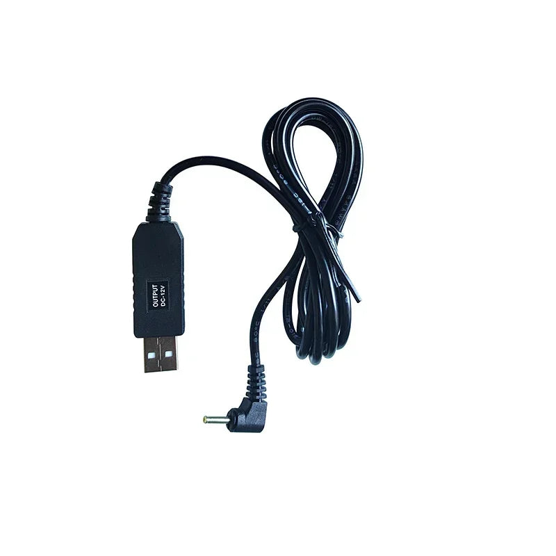 USB 5V to 12V Step-Up Boost Cable – DC 2.5×0.7mm, 1.5M USB Voltage Boost Cable HIP