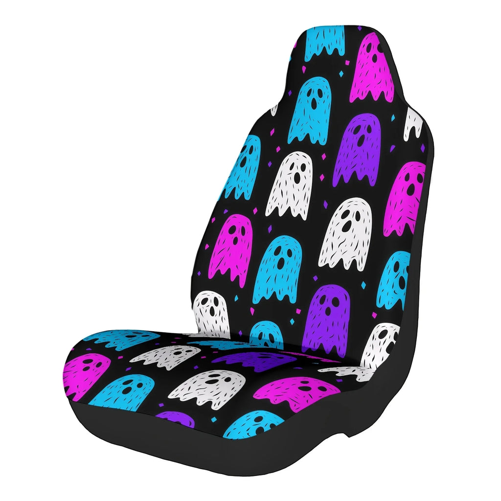 Halloween Car Seat Covers – 2-Piece Colorful Printed Set Car Seat Covers HIP