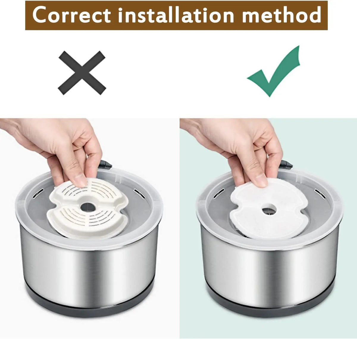Pet Water Dispenser Filter Cat Water Fountain Filter Drinking Fountain Filter Cycle Filtering Easy To Clean HIP