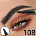 KAFURUX 8-Color Waterproof Microblading Eyebrow Pen – 2-Fork Eyebrow Pencil HIP 108