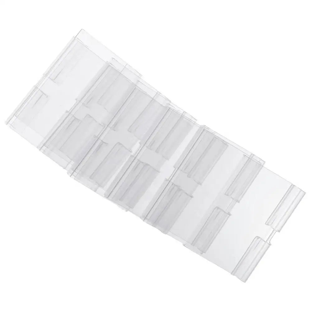50-Pack Clear Clip-On Label Holders for Shelves & Storage Shelf Label Holders HIP
