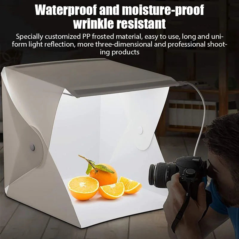 LED Folding Photo Light Box Studio – 6 Backdrops | SEamopar Photo Light Box HIP