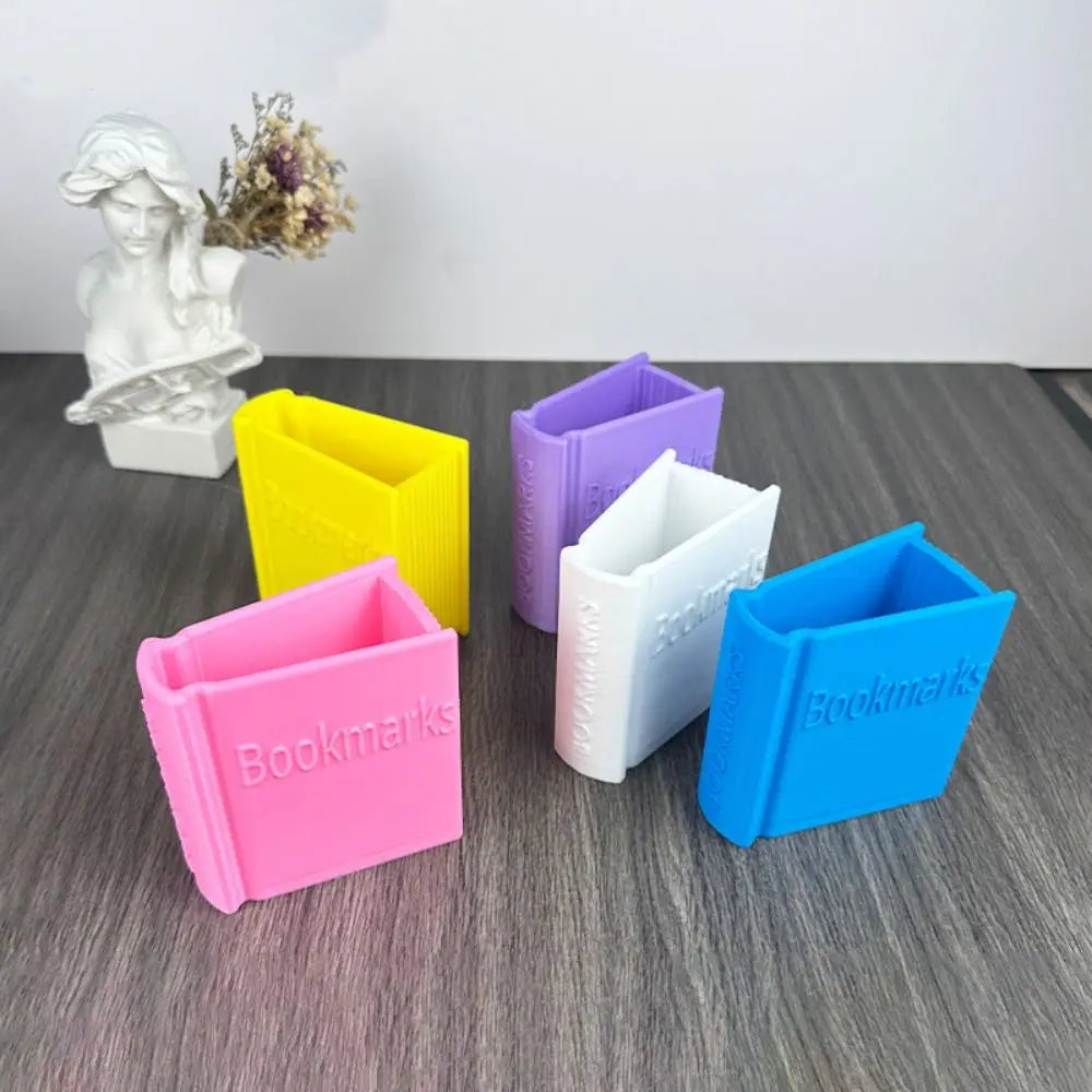 3D Printed Book-Shaped Bookmark Holder & Desk Organizer Desk Organizer HIP