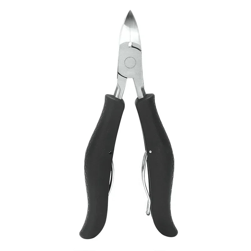 Precision Nail Clippers & Cuticle Nipper – Stainless Steel Nail Clipper Nipper HIP C557-black