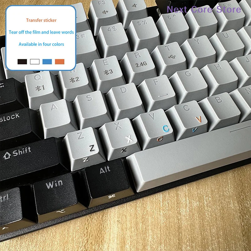 German Keyboard Stickers with Tweezers – Waterproof PVC Keyboard Stickers HIP