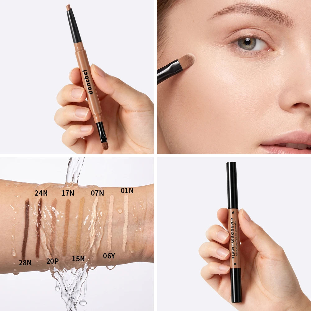 Waterproof Lip Concealer Pen & Eyebrow and Lip Concealer Pen Full Coverage Waterproof Contour Face Acne Scar Concealer Stick HIP