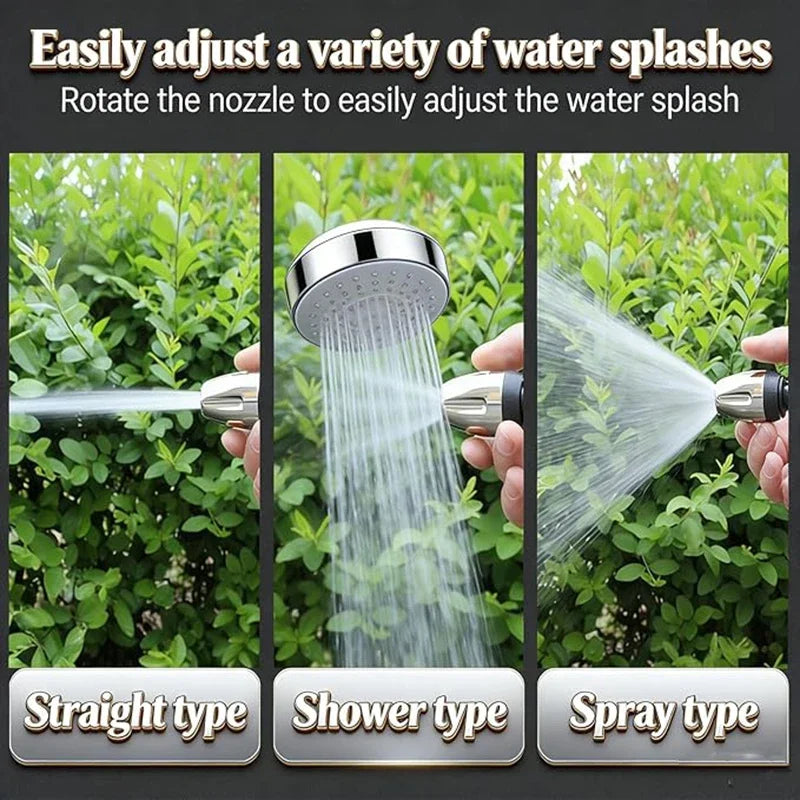 Alloy High-Pressure Water Gun Lance – Long Pole Rubber Handle Garden Water Lance HIP