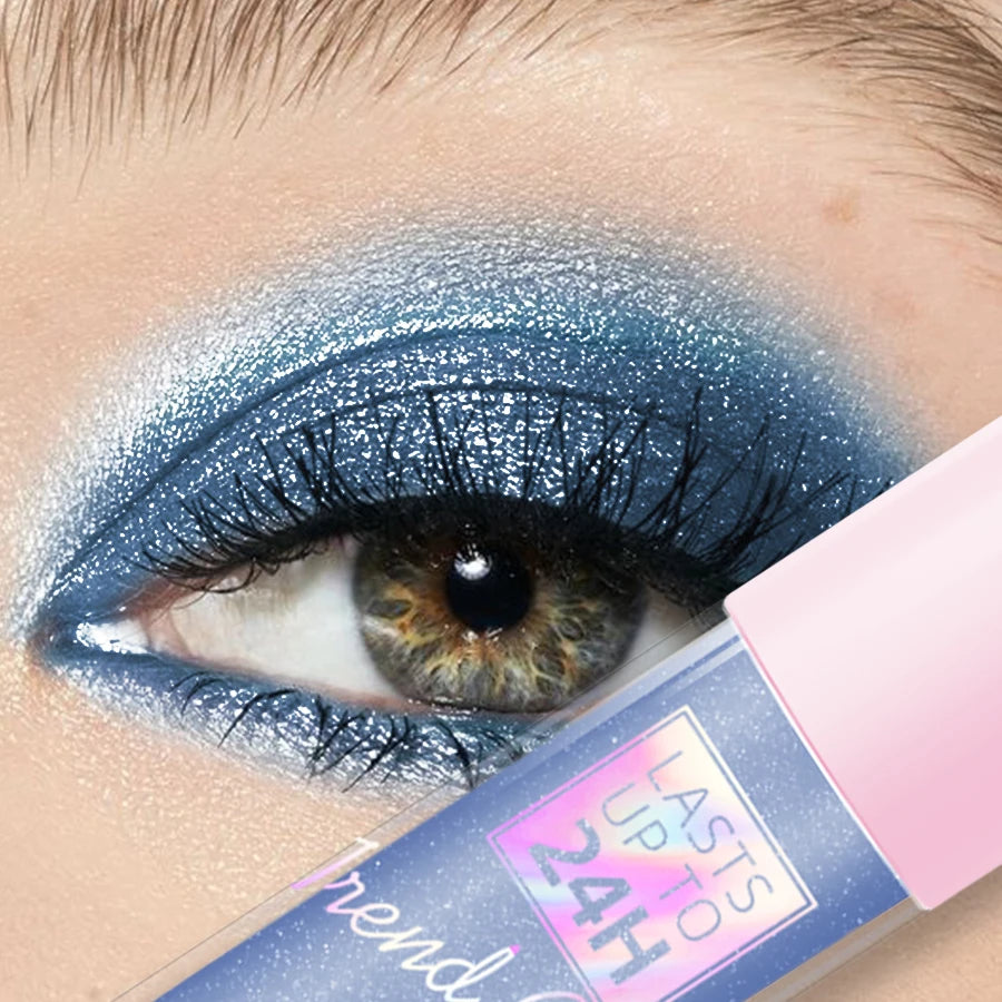 MCD 8-Color Metallic Liquid Eyeshadow – Waterproof Glitter Liquid Eyeshadow HIP