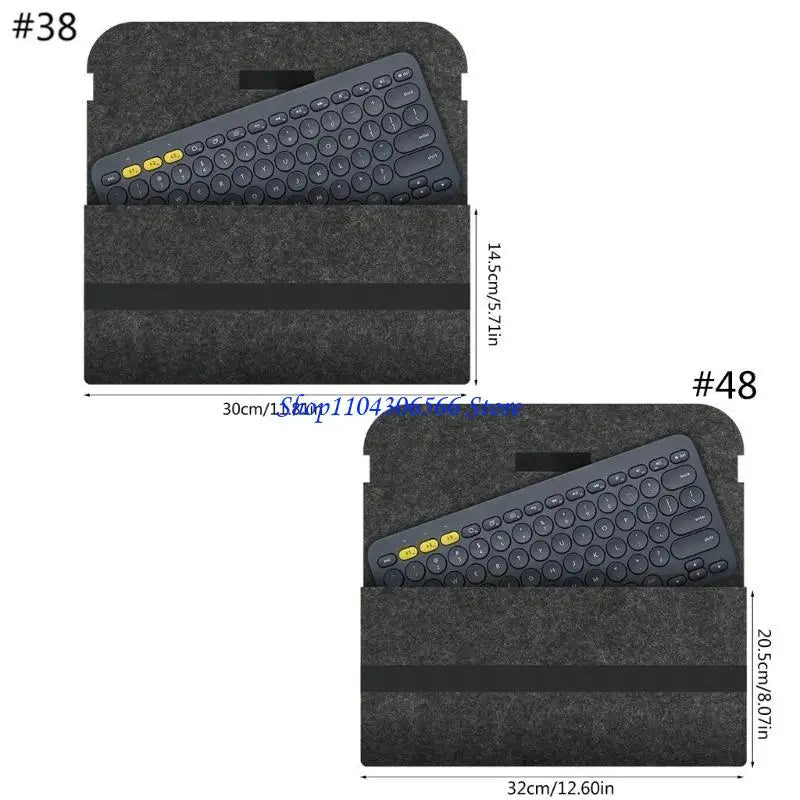 Felt Keyboard Sleeve Bag for Logitech K380 K480 Wireless Keyboard Storage Bag HIP