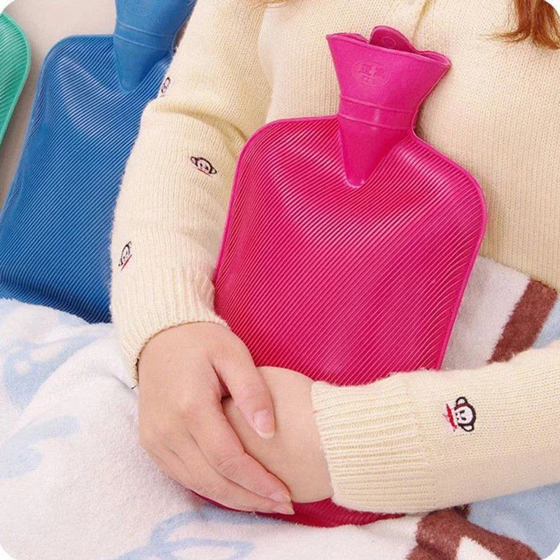 Hot Water Bottle Rubber Bag Cute Cartoon Winter Warm Relaxing Safe Heat Cold Large Hot Water Bag Hand Feet Warmer Girls Pocket HIP