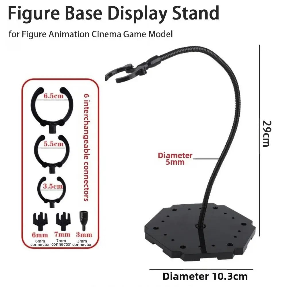 Anime Figure Stand PVC Snake Tube Bracket 29cm – Adjustable Figure Display Stand HIP