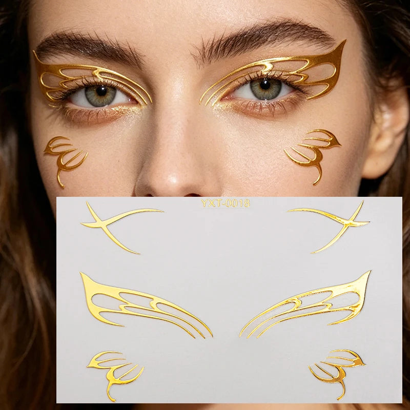 Holographic Laser Eye Makeup Stickers – Face Art Decals
