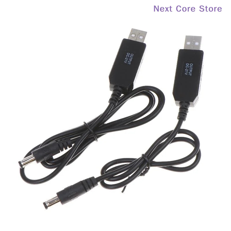 5V to 21V Boost Charging Cable – USB DC Adapter for Lithium USB Boost Adapter Cable HIP
