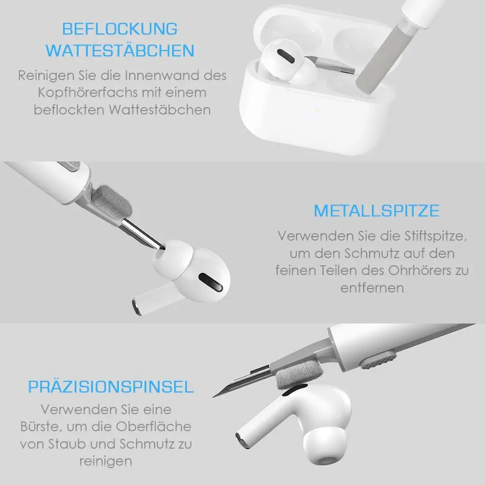 2-in-1 Earphone Cleaning Pen Kit for AirPods & Earbuds Earbud Cleaning Kit HIP