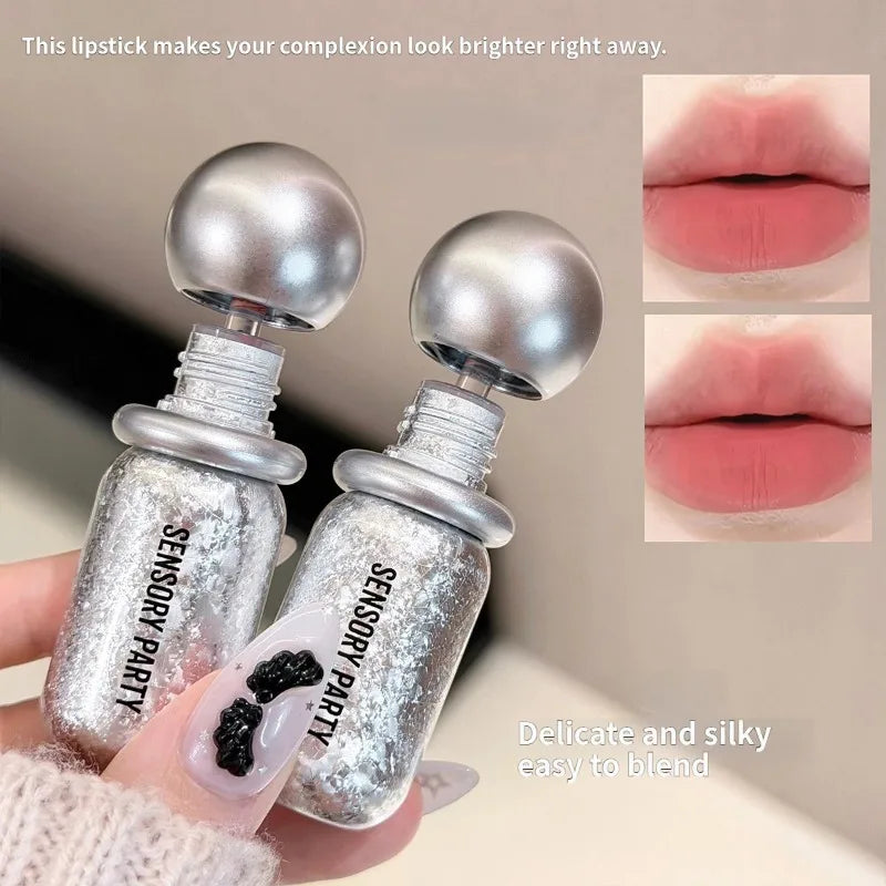 Velvet Matte Lip Tint Liquid Lipstick Long Lasting Waterproof Lip Gloss Pink Makeup Soft Texture Moisturizing Beauty Cosmetic HIP
