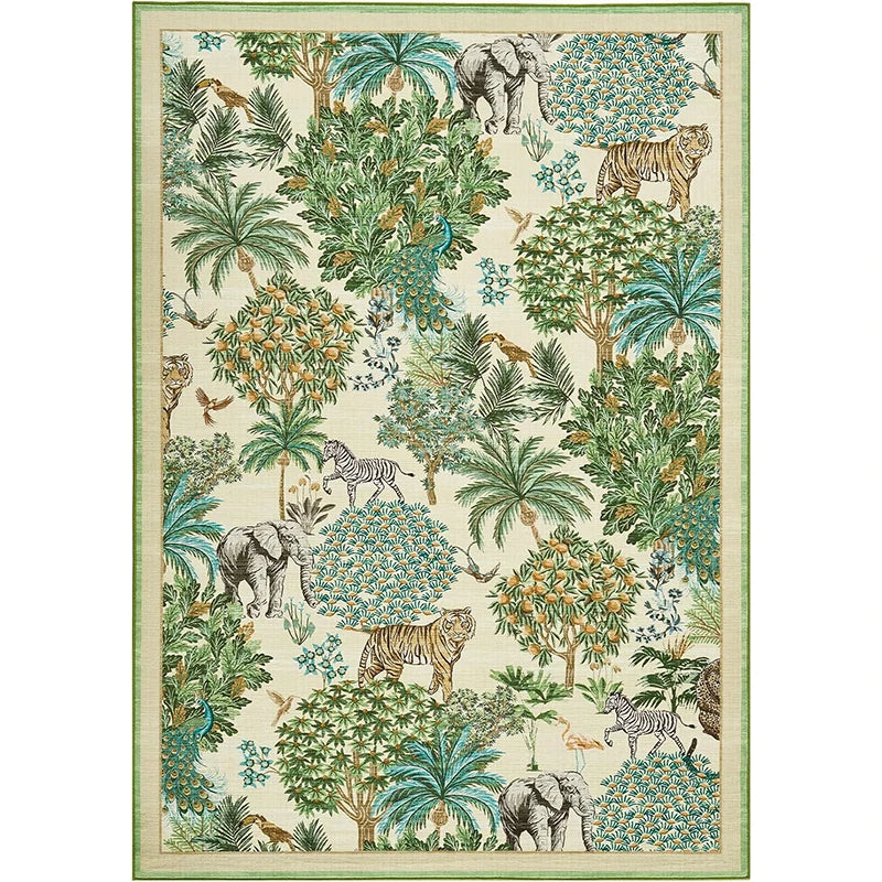 Soft Plush Non-Slip Machine Washable Large Area Rug | Geometric Large Area Rug HIP GU6816-YZ 180x250cm