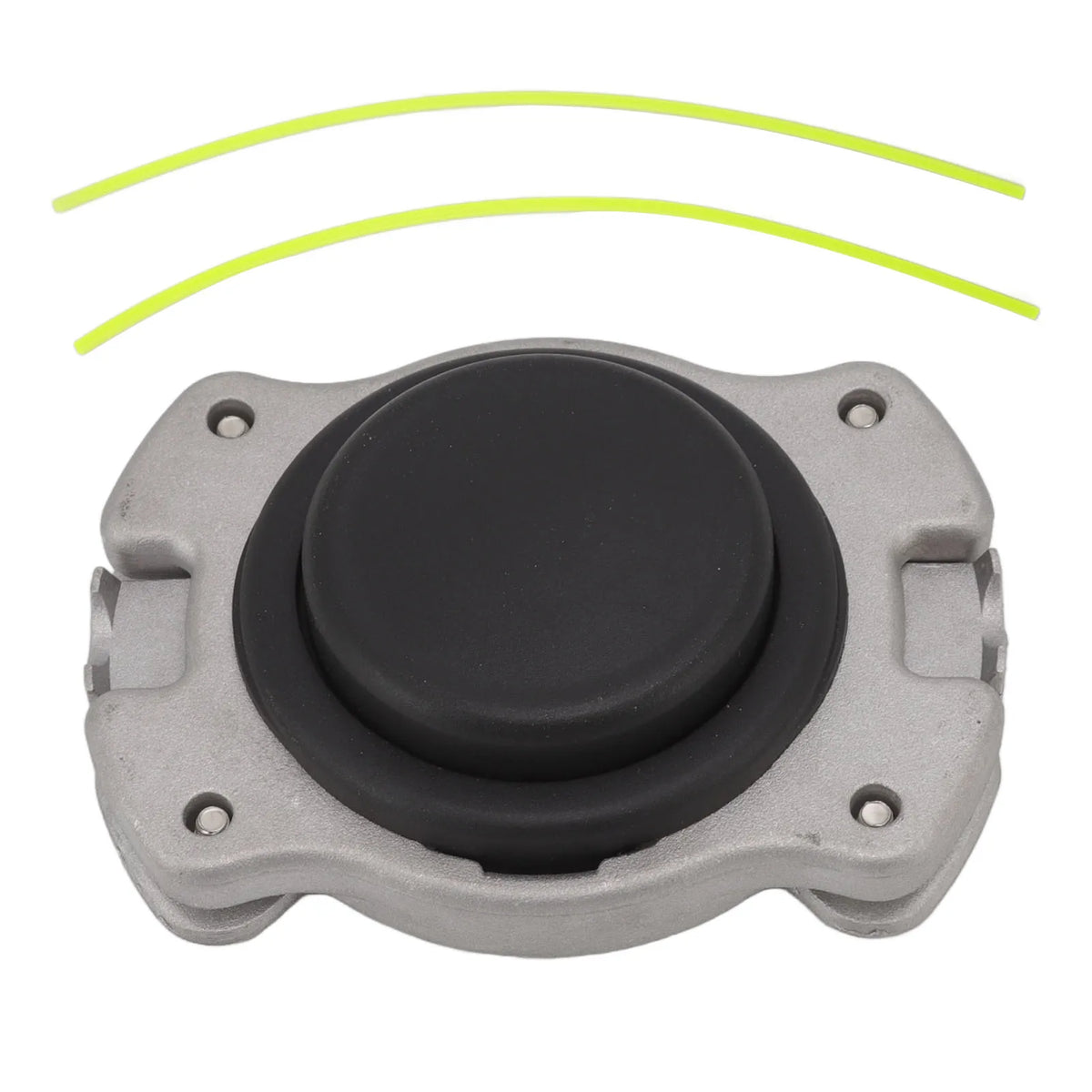 Universal Trimmer Head 0.5in Hole Diameter Aluminium High Accuracy String Trimmer Head with 2 Lines for Replacement HIP A