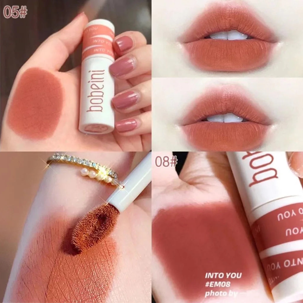 Matte Lip Glaze Dual-Purpose Blush Lipstick – Long-Lasting Matte Lip Glaze HIP