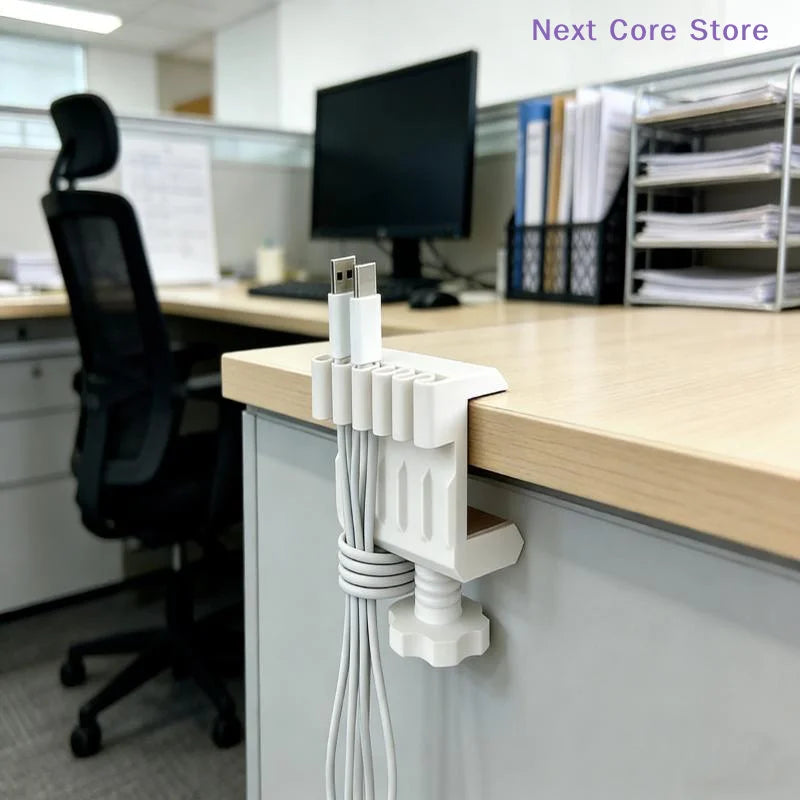 3D Printed PLA Eco-Friendly Desktop Cable Clip Organizer Cable Clip Organizer HIP