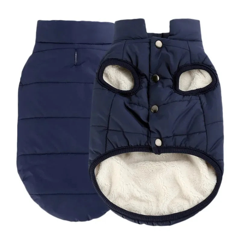 Winter Windproof Fleece Dog Coat Jacket – XS to 3XL Dog Winter Coat HIP