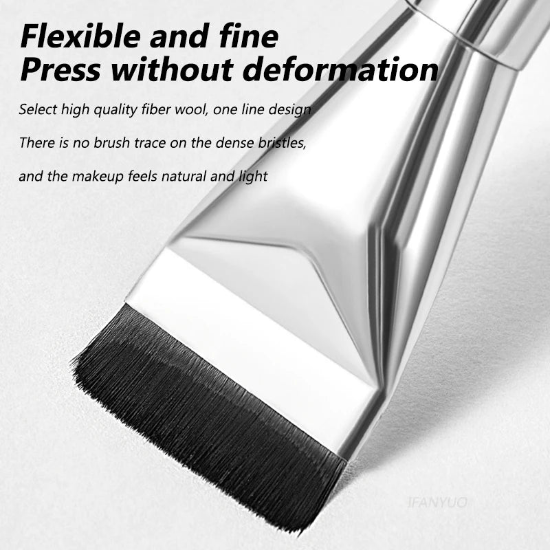 Ultra Thin Foundation Brush Lightweight and Thin Face Contour Brush Flat Contour Brush Blending Foundation Cream Makeup Brushes HIP