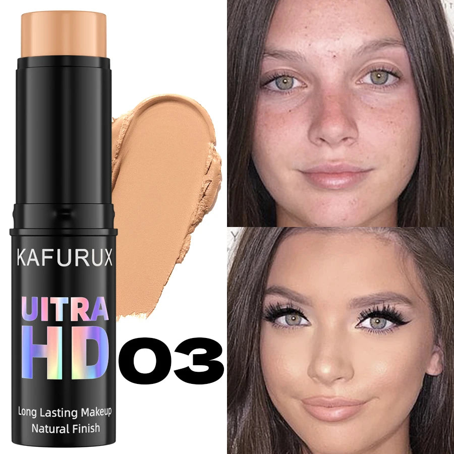 1PC Face Foudation Concealer Stick Long Lasting Dark Circles Corrector Contour Concearler Pen Korean Makeup for Women Face Cosme HIP 03