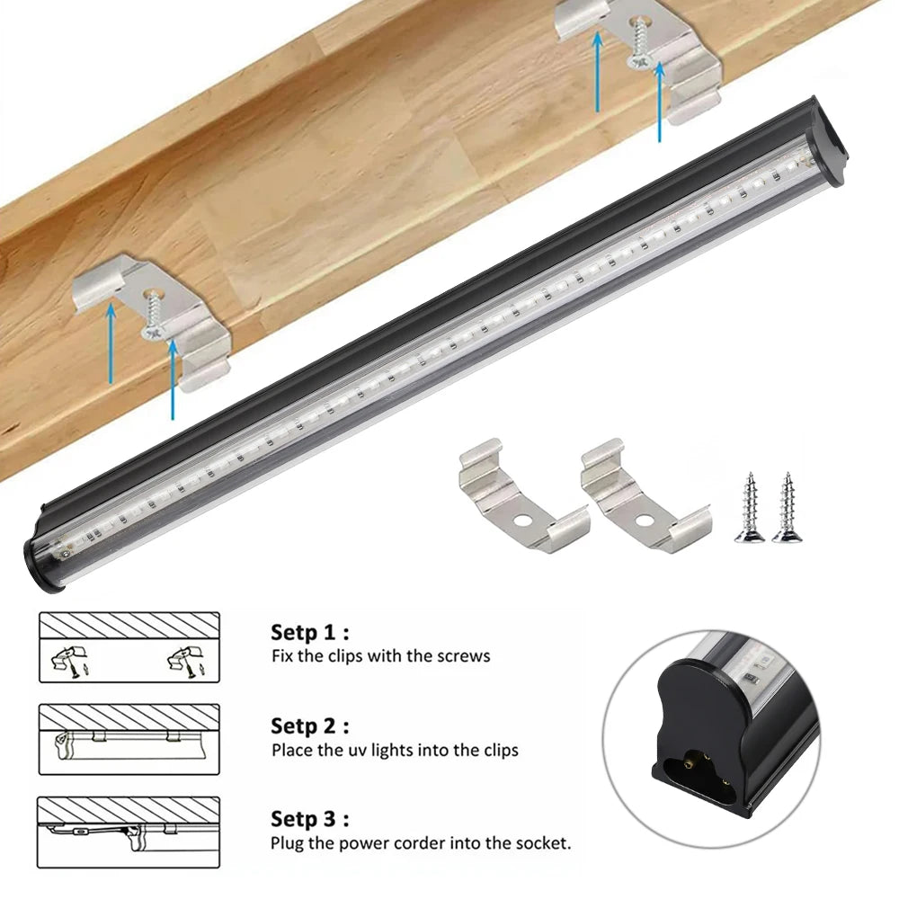 UV Black Light T5 Tube 6W 395nm USB Strip Lamp – Party Glow UV Black Light Tube HIP