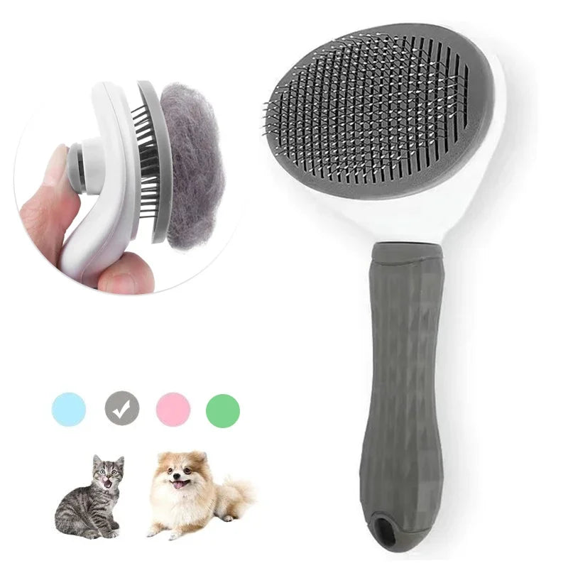 Cat Anti-Slip Grooming Brush & Needle Comb | Hair Removal Cat Grooming Comb HIP