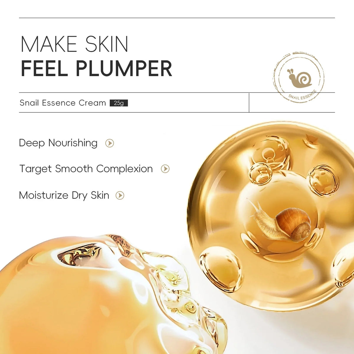 LAIKOU Snail Essence Face Cream 25g – Moisture & Firming Face Moisturizer Cream HIP