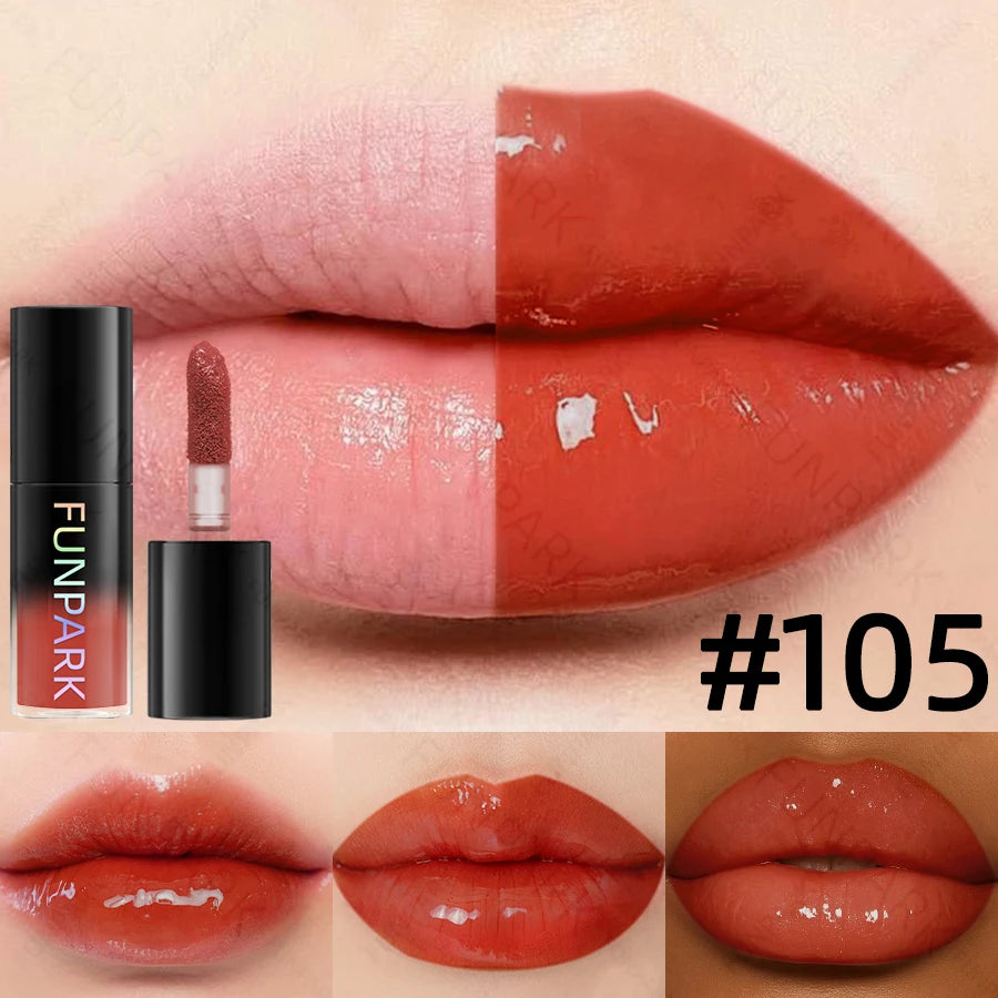 1PC Moisturizing Lip Gloss 15 Color Lip Blam Lip Oil for Lips Long Lasting Liquid Pink Red Makeup Gifts Lip Glaze High Pigment HIP 105