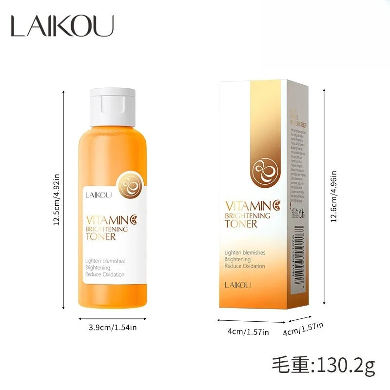 LAIKOU Vitamin C Brightening Toner 100ml – Korean Skincare Vitamin C Toner HIP 100ml 100ml