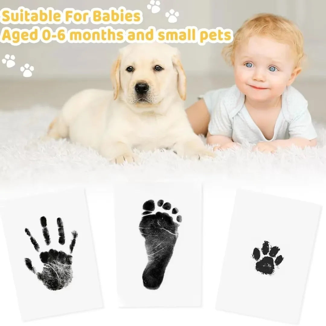 Inkless Paw Print Kit – Pet & Baby Handprint Footprint Pad Inkless Print Kit HIP