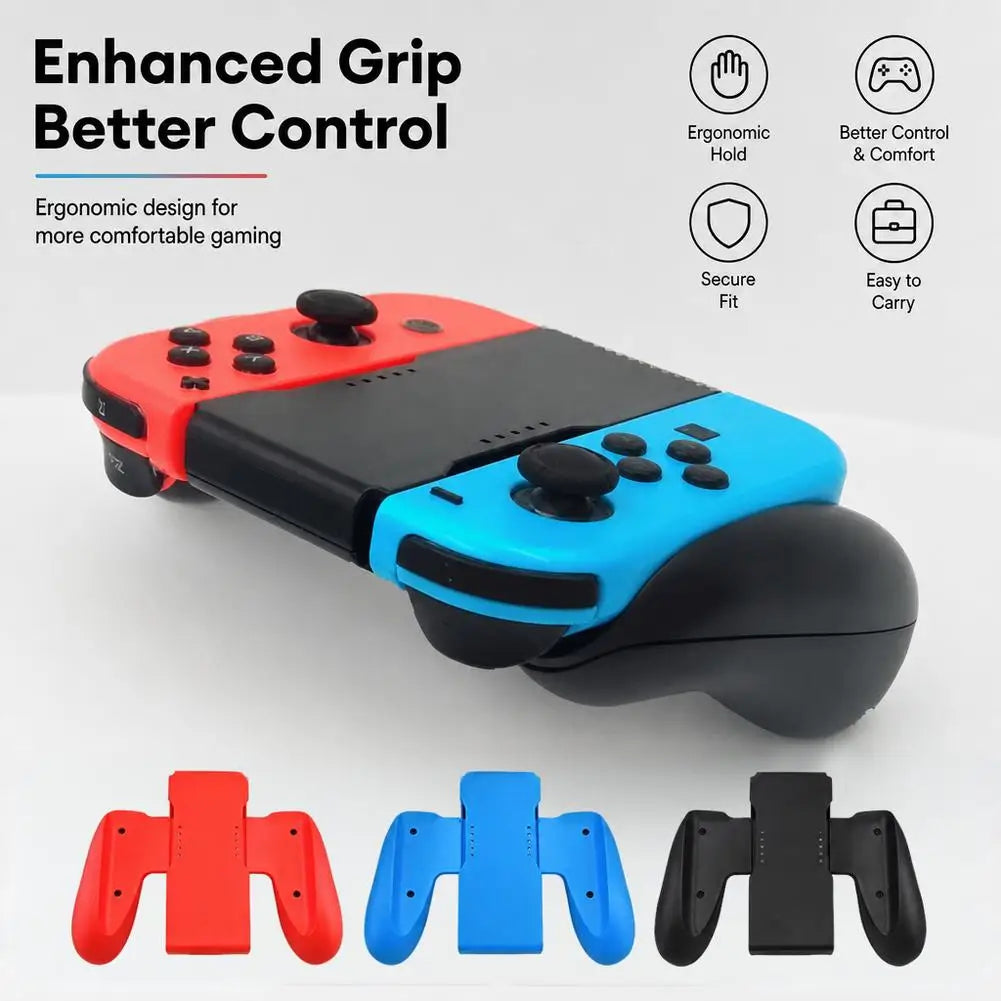 Comfort Hand Grip for Switch Joy-Con Controllers, Non-Slip Soft Touch Handle Bracket for Switch Joy-Con Portable Controller Grip HIP