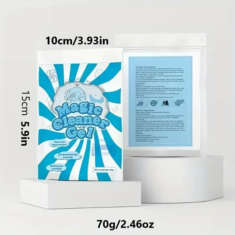 70g Car Cleaning Gel Slime Magic Mud Automobile Air Vent Computer Keyboard Dirt Dust Remover Gel Car Wash Interior Cleaning Tool HIP