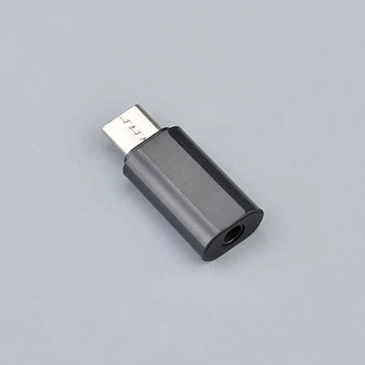 USB-C to 3.5mm DAC Audio Adapter – HiFi Sound Converter Audio DAC Adapter HIP 1PCS-Black