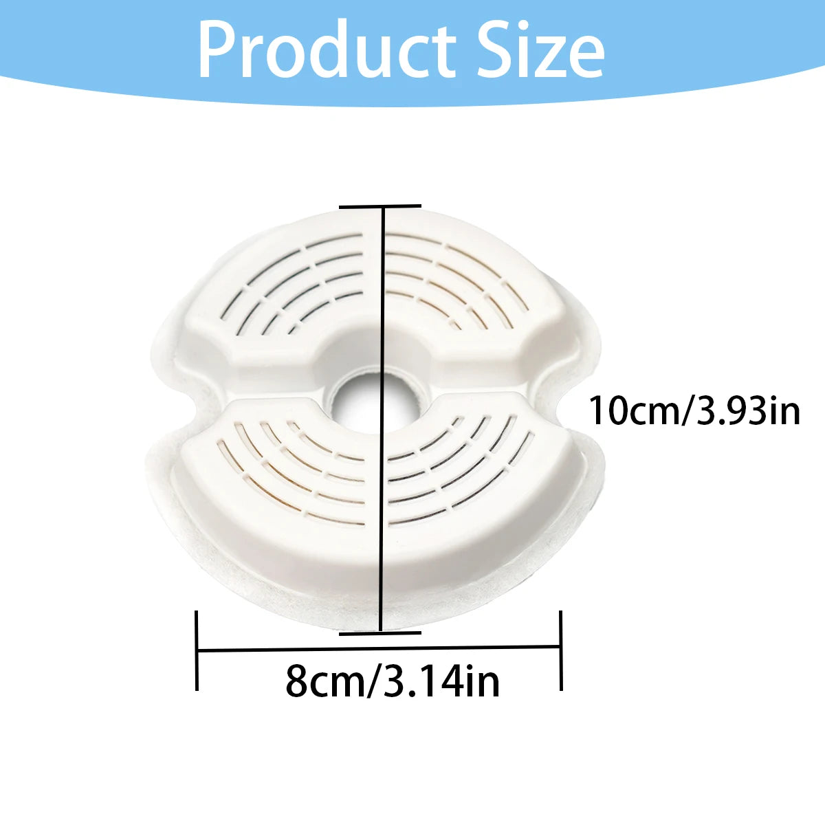 Pet Water Dispenser Filter Cat Water Fountain Filter Drinking Fountain Filter Cycle Filtering Easy To Clean HIP