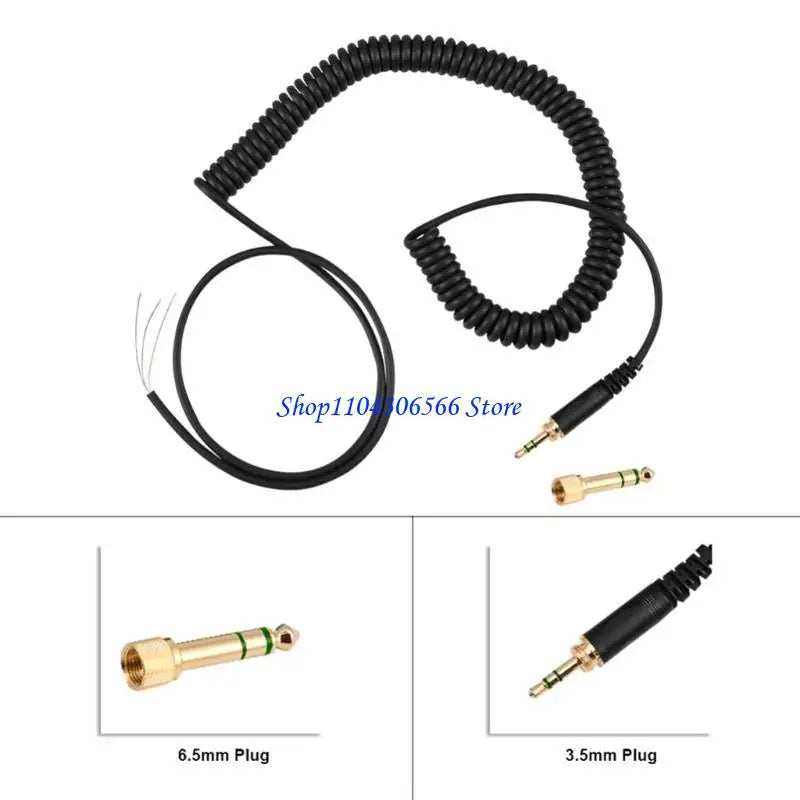 Replacement Coiled Spring Stereo Cable – DT 770 & 990 PRO Headphone Cable HIP