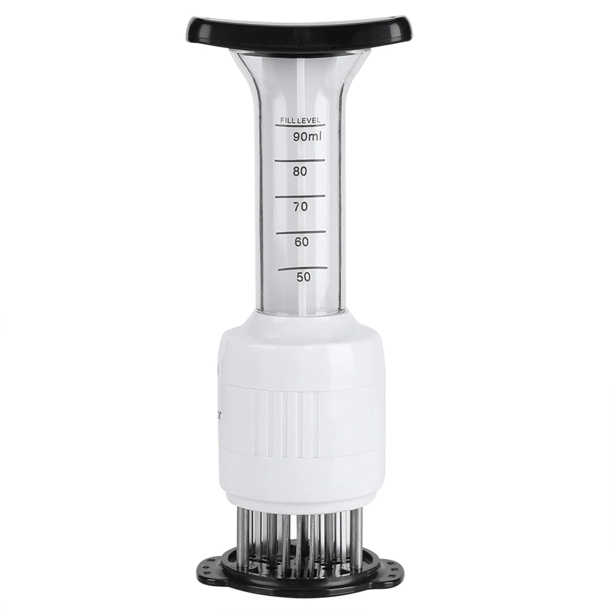 Meat Marinade Tenderizer Needle Injector Steaks Flavor Syringe Cook Kitchen Tool Meat Marinade Tenderizer Tenderizer Injector HIP As show