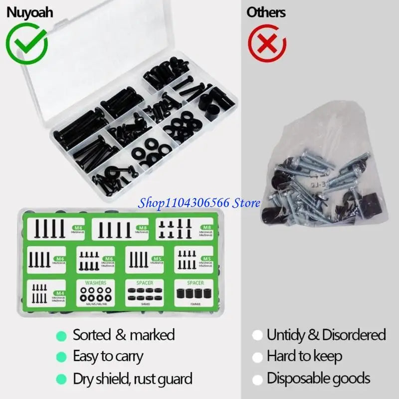VESA Mounting Hardware Kit – Screws, Washers & Spacers Mounting Hardware Kit HIP