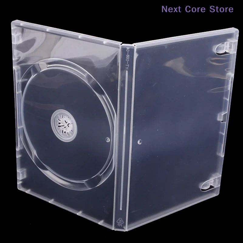 Transparent PP Plastic CD Case – Single Disc, Milky Clear CD Storage Case HIP