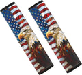 US Flag Eagle Seat Belt Shoulder Pad Cover – 2 Pack Seat Belt Cover HIP 1