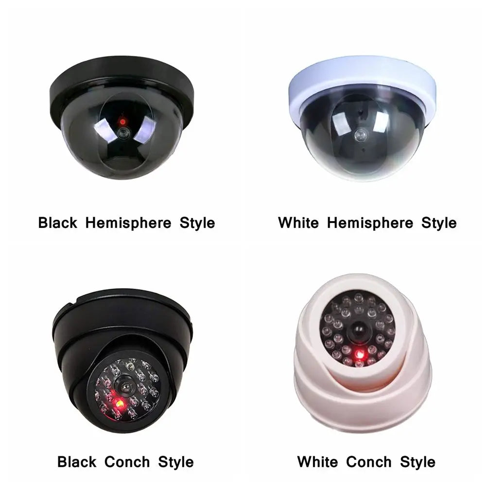 Dummy Dome Security Camera with Flashing LED – Fake CCTV Dummy Security Camera HIP