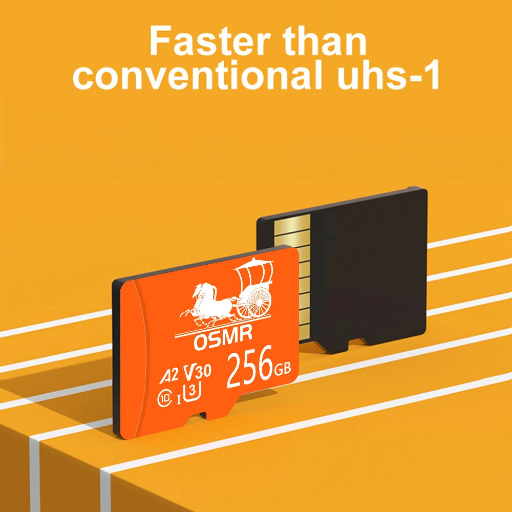 OSMR Micro SD Card 32–128GB Class 10 U3 V30 A2 High-Speed TF Micro SD Flash Card HIP