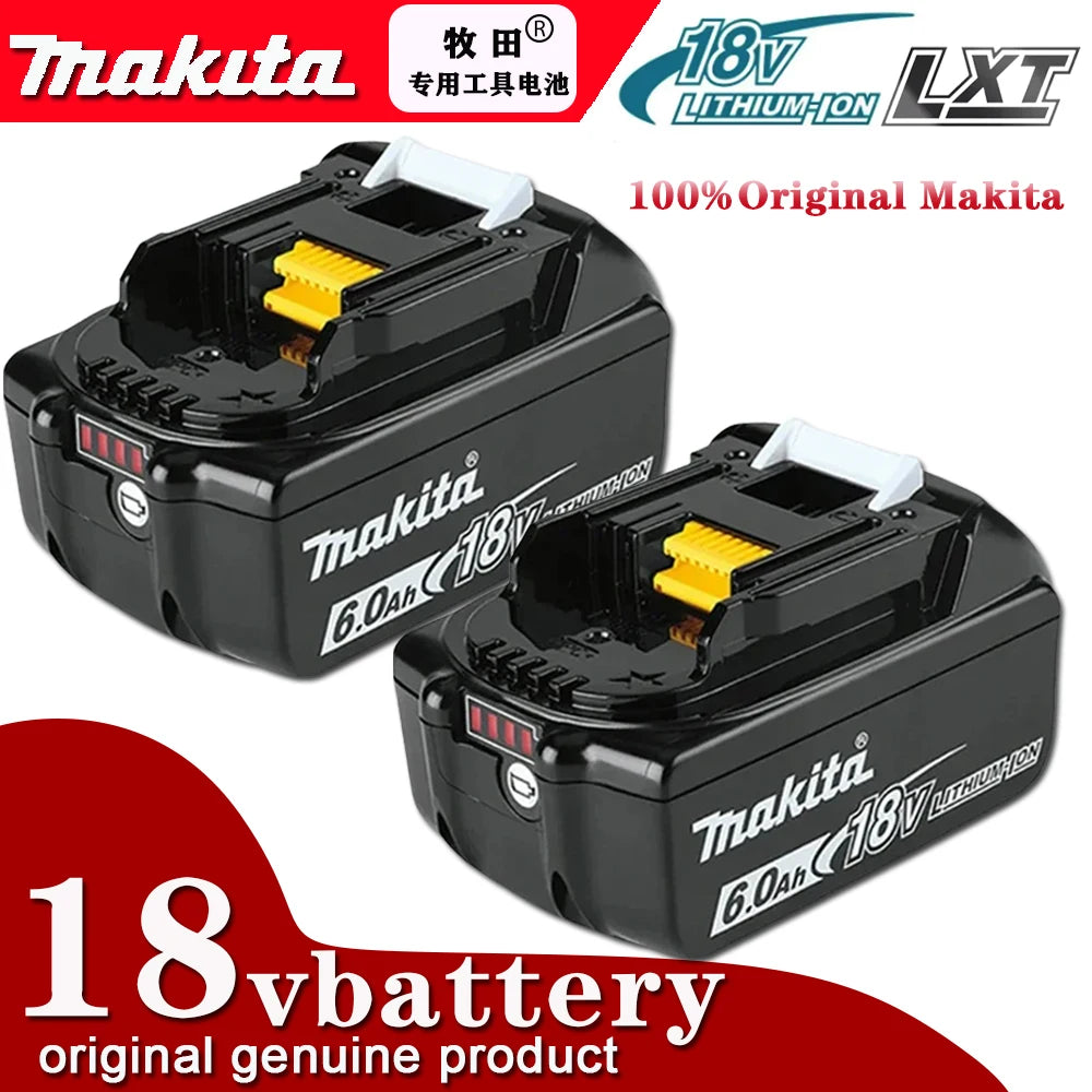 Makita 18V 6.0Ah Li-Ion Battery BL1860 BL1850B BL1830B Compatible Power Tool Battery HIP