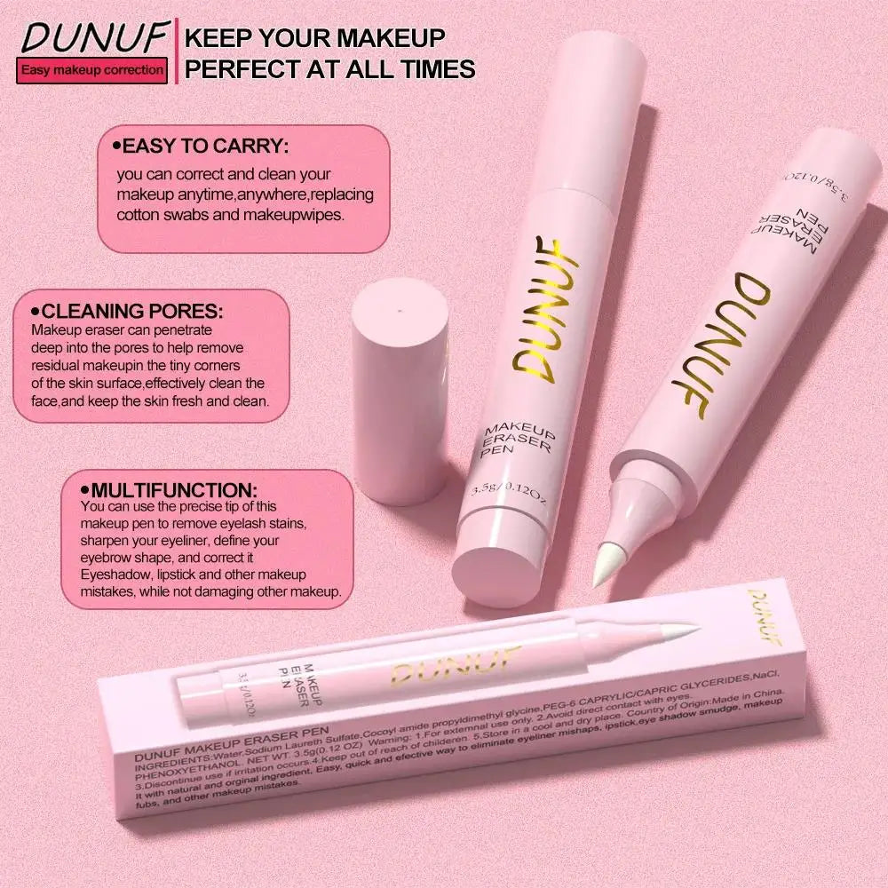 DUNUF Makeup Eraser Pen – Eye, Lip & Face Corrector Makeup Corrector Pen HIP