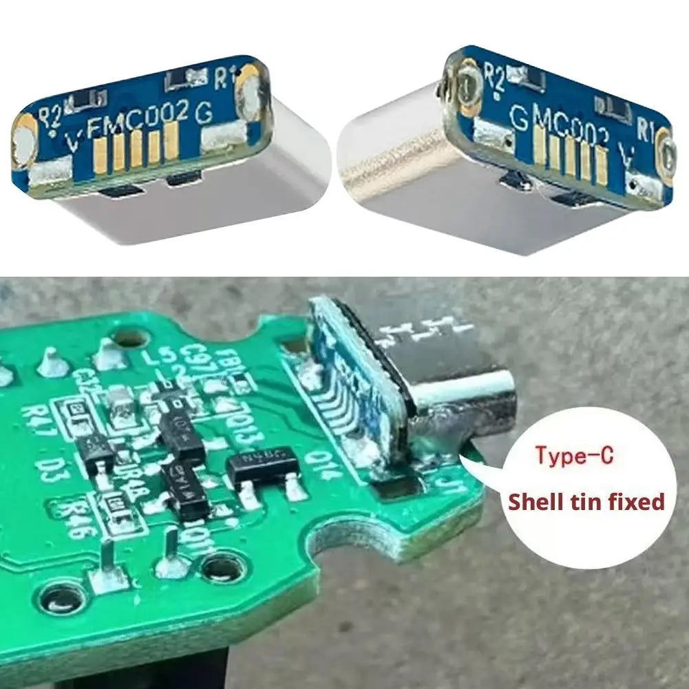 5pcs M85K Micro USB to Type C Adapter Set USB Connector Type C Female Jack 5Pin SMD For PCB Soldering DIY Repair Adapter HIP