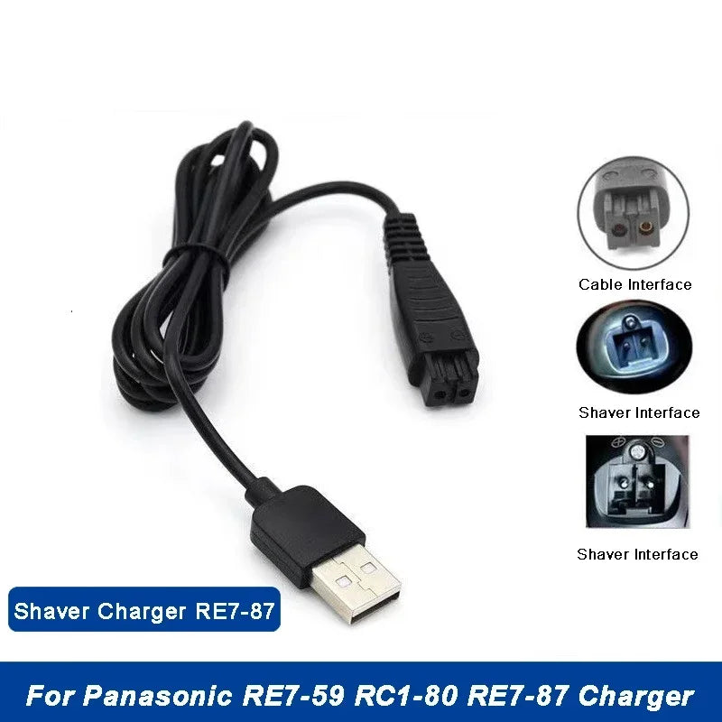 RE7-87 USB Charger Adapter for Panasonic Shavers 5.4V 4.8V Shaver Charger Adapter HIP Default Title