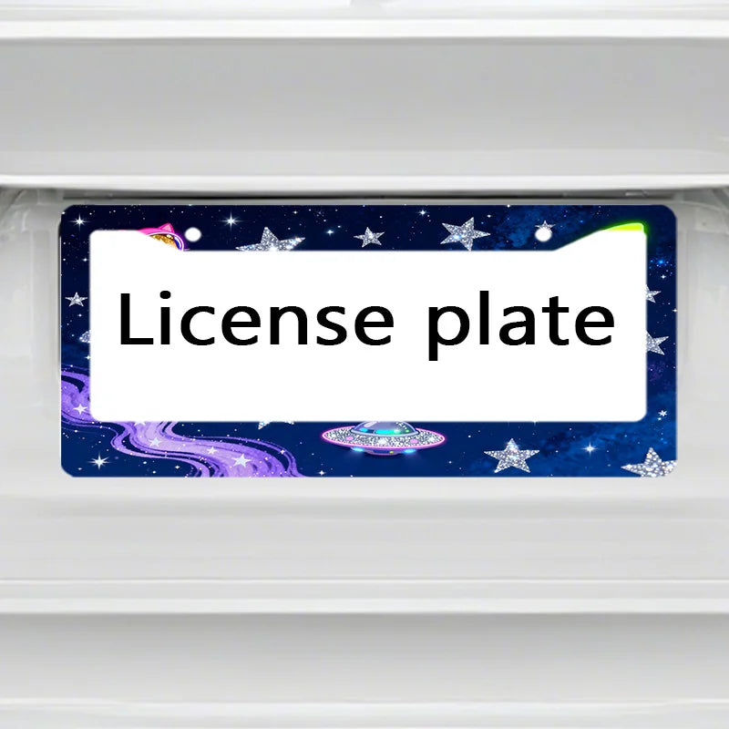 Metal License Plate Frame – Aerospace Stars Design | HIP License Plate Frame HIP