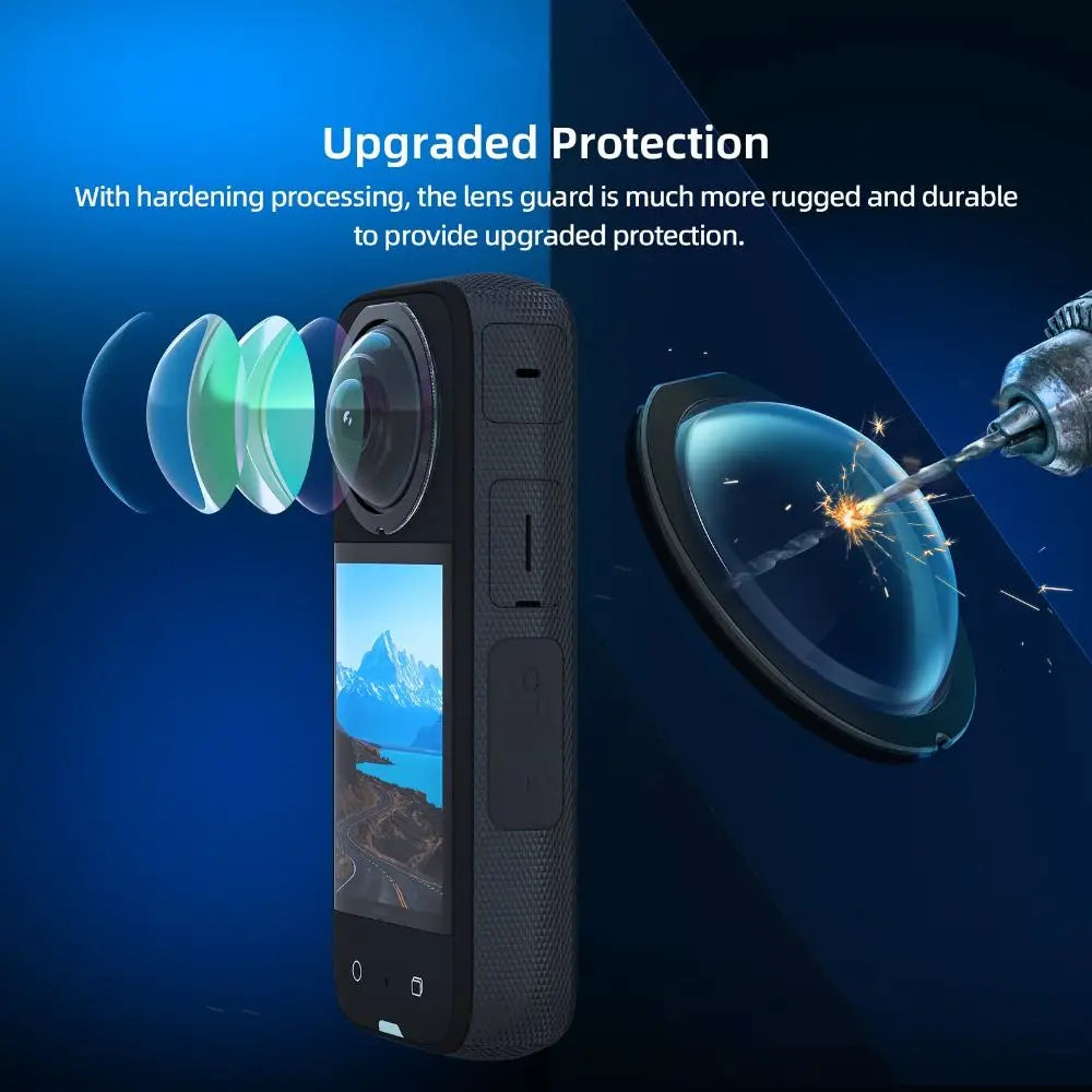 Dual Sticky Lens Guards Anti-Scratch Protector for Insta360 X3 Camera Lens Protector HIP