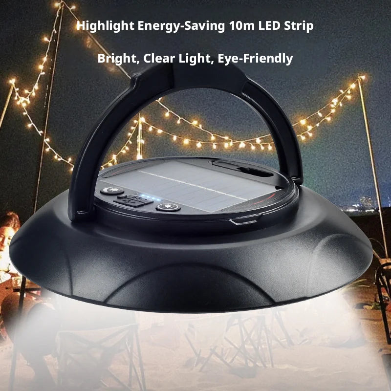 ESMARTER Solar LED Camping Lantern – Portable Outdoor Light Solar LED Lantern HIP